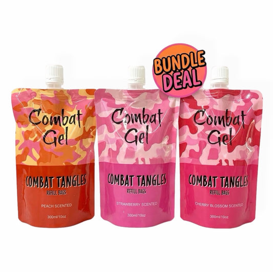 COMBAT TANGLES RE-FILL BAGS (HAIR DETANGLING SPRAY)