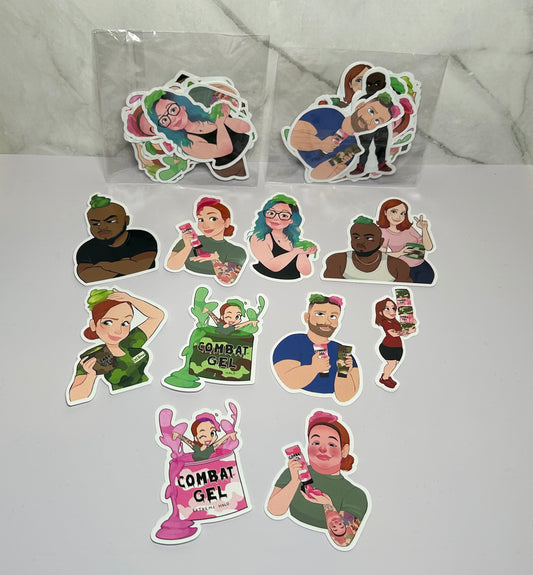Variety Sticker Pack (10 stickers)